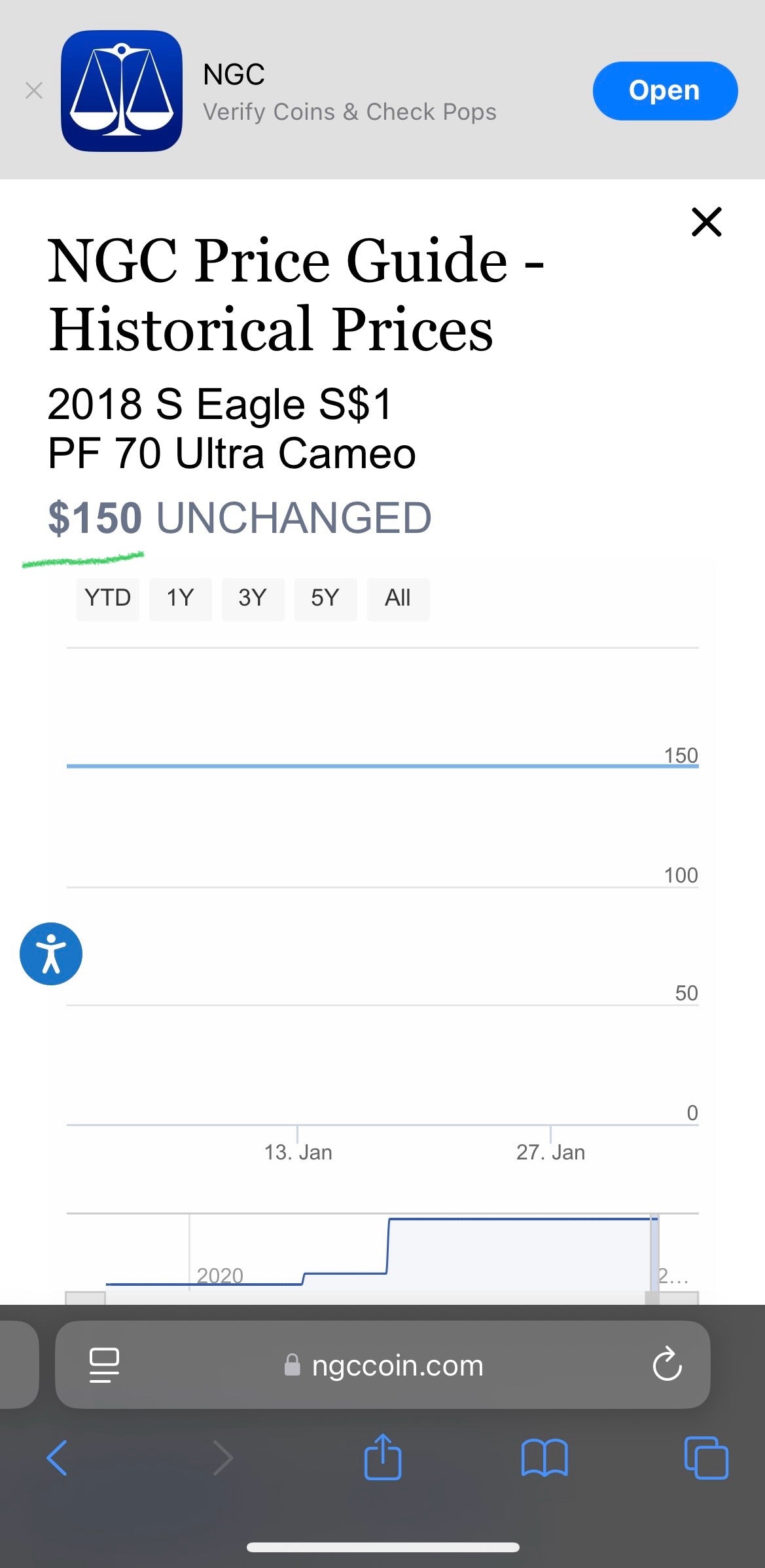 Proof 2018 (S) $1 American Silver Eagle NGC PF70 Golden Gate Bridge Holder (1 of 6,595)