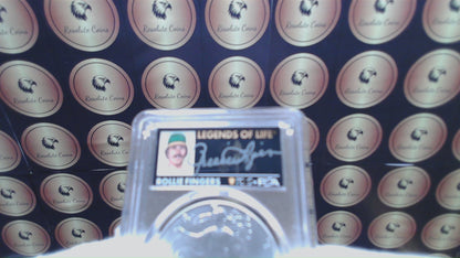 2025 $1 American Silver Eagle PCGS MS70 FDOI Legends of Life MLB Hall of Fame Rollie Fingers Signed Label Limited Edition (Rare 1 of 10)