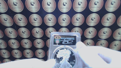 Proof 2020 (W) $1 American Silver Eagle PCGS PR70DCAM FDOI (Philadelphia) Master Designer Cleveland Signed (1 of 485)