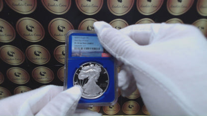 Proof 2020 (S) $1 American Silver Eagle NGC PF70UC FDOI Golden Gate Label Blue Core (1 of 7,634)