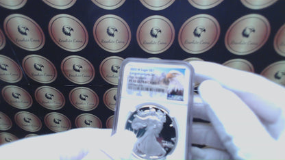Proof 2023 (W) $1 American Silver Eagle NGC PF70 First Releases Congratulations Set Eagle Mountain Label Mint Condition (1 of 433)