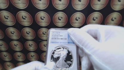 Proof 2022 (S) $1 American Silver Eagle NGC PF70 FDOI Label White Core Mint Condition (1 of 3,825)