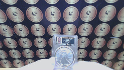 2024 $1 American Silver Eagle PCGS MS70 FDOI Legends of Life NBA Hall of Fame Stephen Curry Signed Label Mint Condition (Rare 1 of 20)