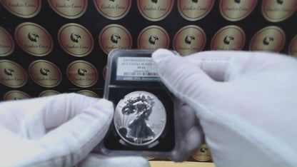 Reverse Proof 2012 (S) $1 American Silver Eagle NGC PF69 Black Core Holder Mint Condition (1 of 11,780)