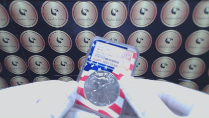2021 $1 American Silver Eagle NGC MS70 New Years Edition Type 1 Ultra Rare Holder Mint Condition