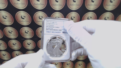 Proof 2023 (W) $1 American Silver Eagle NGC PF70 First Releases Congratulations Set Modern Blue Label (1 of 433)