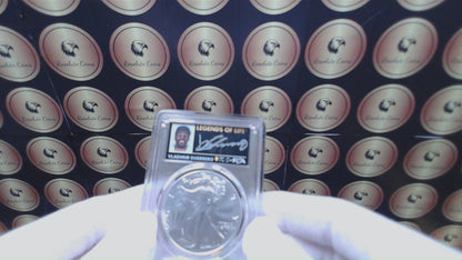 2024 $1 American Silver Eagle PCGS MS70 FDOI Legends of Life MLB Hall of Fame Vladimir Guerrero Signed Label Mint Condition (Rare 1 of 15)