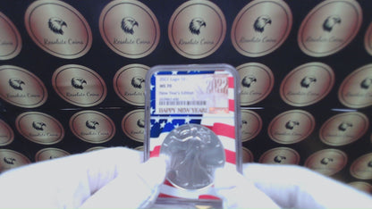 2022 $1 American Silver Eagle NGC MS70 New Years Edition Ultra Rare Holder