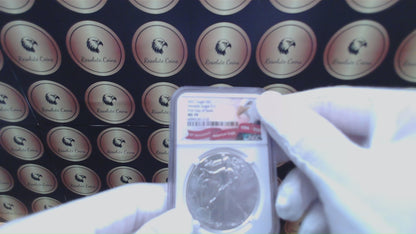 2021 $1 American Silver Eagle NGC MS70 Type 1 First Day of Issue Eagle Label Mint Condition (1 of 38,508)