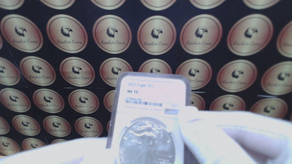 2023 $1 American Silver Eagle NGC MS70 Business Strike Brown Label