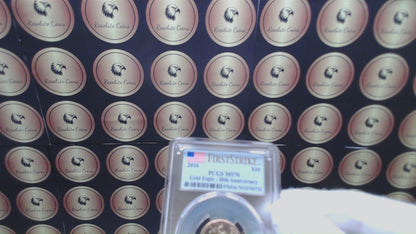 2016 $10 American Gold Eagle PCGS MS70 First Strike Flag Label (Rare 1 of 1,297)