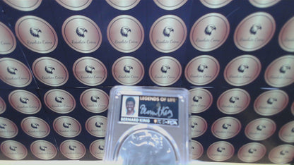 2024 $1 American Silver Eagle PCGS MS70 FDOI Legends of Life NBA Hall of Fame Bernard King Signed Label Mint Condition (Rare 1 of 15)