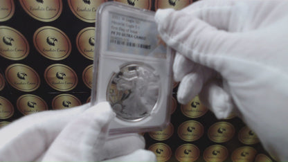 Proof 2021 Type 1 (W) $1 American Silver Eagle NGC PF70 First Day of Issue West Point Gold Star Label Mint Condition (1 of 6,809)