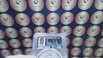 2025 $1 American Silver Eagle PCGS MS70 FDOI Legends of Life NBA Hall of Fame Robert Parish Signed Label Mint Condition (Rare 1 of 10)