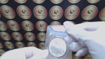 2010 Philadelphia $1 American Silver Eagle PCGS MS70 Business Strike Blue Label