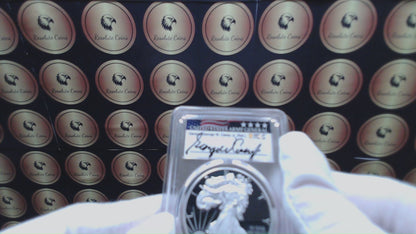 Proof 2020 (W) $1 American Silver Eagle PCGS PR70DCAM First Strike US Army General 5 Star General George Casey Jr (Ret) Signed (1 of 100)