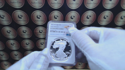 Proof 2022 (W) $1 American Silver Eagle NGC PF70 Early Releases Modern Silver Eagle Label Mint Condition (1 of 4,817)