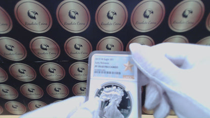 Proof 2019 (W) $1 American Silver Eagle NGC PF70 Early Releases Modern West Point Gold Star Label (1 of 4,482)