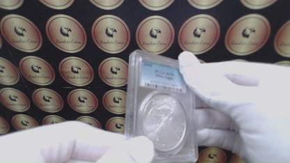 2010 Philadelphia $1 American Silver Eagle PCGS MS70 Business Strike Blue Label