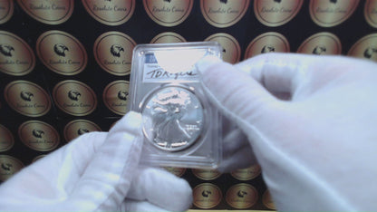 2021 $1 American Silver Eagle PCGS MS70 Type 2 Thomas Rogers Signed Label Mint Condition Rare (1 of 2500)