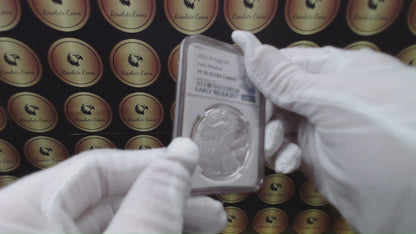 Proof 2022 (W) $1 American Silver Eagle NGC PF70 Early Releases Modern Blue Label Mint Condition (1 of 4,817)