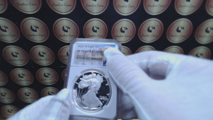 Proof 2022 (W) $1 American Silver Eagle NGC PF70 Eagle Mountain Label (1 of 5,895)