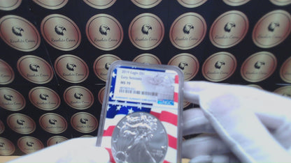 2019 $1 American Silver Eagle NGC MS70 Early Releases Ultra Rare Holder & Label Mint Condition