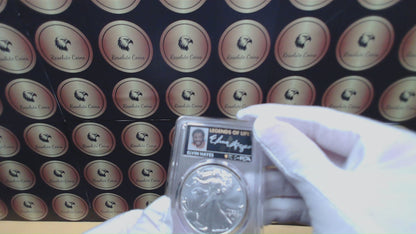 2024 $1 American Silver Eagle PCGS MS70 FDOI Legends of Life NBA Hall of Fame Elvin Hayes Signed Label (Rare 1 of 15)