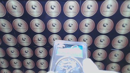 Burnished 2019 (W) $1 American Silver Eagle PCGS SP70 First Strike U.S. Mint AIP Master Designer Blue Label Signed by Thomas S. Cleveland Mint Condition (1 of 150)